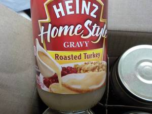 lot 212 image: 12 ct Heinz 12 oz Jars Roasted Turk...