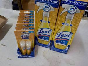 lot 228 image: Lysol Smart Cleaner 16 ct Refills a...