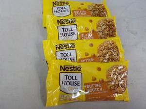 lot 260 image: 4 ct Nestle 11 oz Bags Butterscotch...