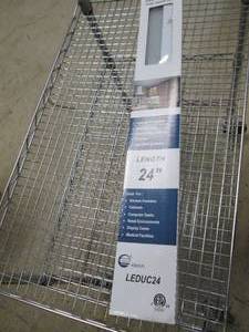 lot 50 image: new 24 inch LED under cabinet light...