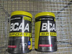 lot 69 image: lot of 2 cellucor bcaa sport all da...