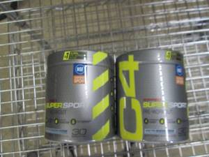 lot 74 image: lot of 2 c4 super sport pre-workout...