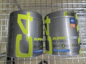 lot 78 image: lot of 2 c4 super sport pre-workout...