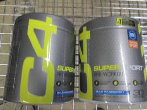 lot 83 image: lot of 2 c4 super sport pre-workout...