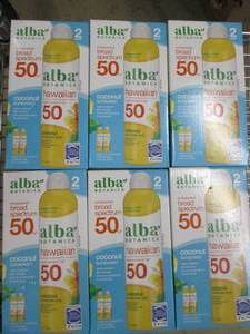 lot 87 image: 6 packages of 2 alba broad spectrum...