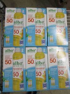 lot 88 image: 6 packages of 2 alba broad spectrum...