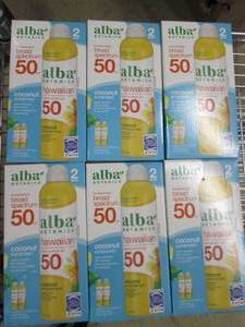 lot 90 image: 6 packages of 2 alba broad spectrum...