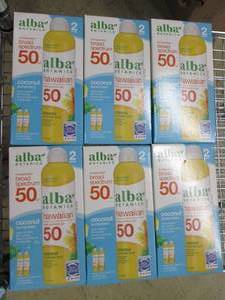 lot 95 image: 6 packages of 2 alba broad spectrum...
