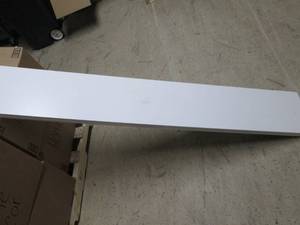 lot 113 image: 2 -6 foot white shelve boards...
