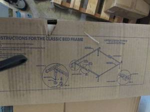 lot 114 image: 2 glideaway classic bed frames...