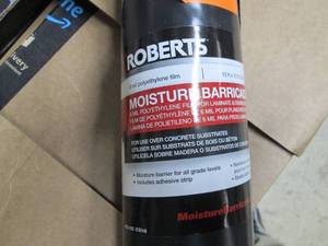 lot 128 image: 10 foot x 12 foot plastic moisture ...