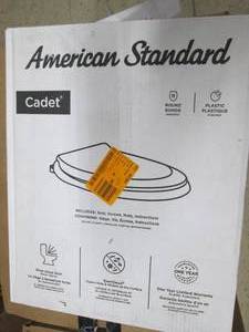 lot 131 image: american standard cadet toilet seat...