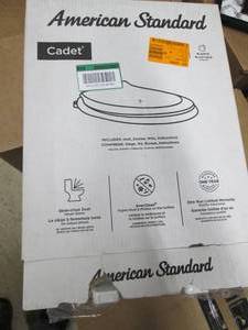 lot 132 image: american standard cadet toilet seat...