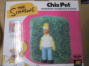 lot 148 image: the simpsons chia pet...