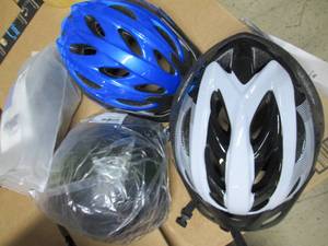 lot 171 image: new adult bike helmets...
