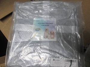 lot 179 image: 65x48 reusable pee pads for dogs...