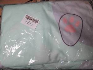 lot 205 image: cat shower curtain...