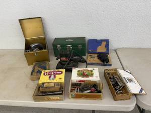 lot 16 image: Tools - Craftsman Sander, Soldering Gun, Drill Grinding Attachment