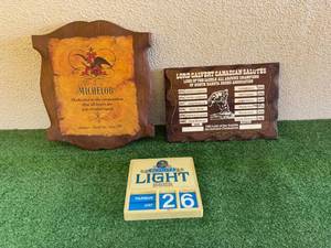 lot 75 image: Bar Signs