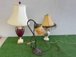 lot 81 image: Lamps