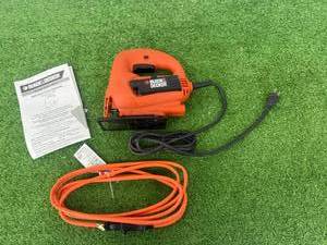 lot 111 image: Black & Decker Jigsaw & Short Extension Cord