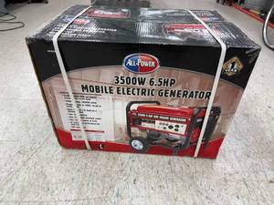 3500W Mobile Generator New in Sealed Box