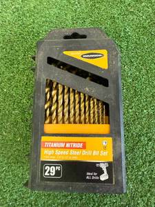 lot 165 image: Titanium Nitride High Speed Steel Drill Bit Set