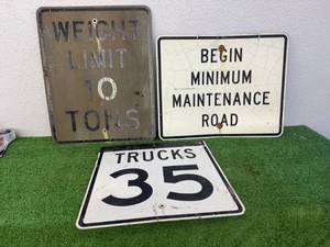 lot 169 image: Decommissioned Road Signs