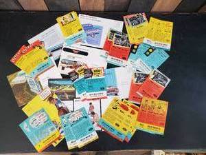 lot 45 image: Rare Pennzoil Miller Motor company Customer Curtousy Cards, And other Auto Memorabilia