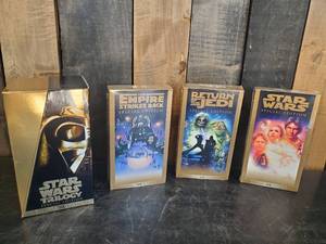 lot 53 image: Starwars Trilogy Unopened Empire Strikes Back, Return of the Jedi, Star Wars Special Edition