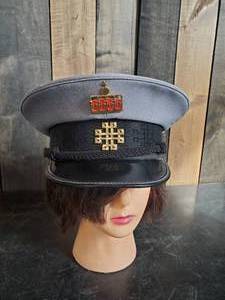 lot 59 image: Vintage Norwegian Jailors Hat in great Vintage Condition with all snaps intact no rips or tears