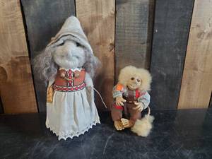 lot 66 image: Vintage TrollElf Very RARE Collectable in Great Condition  One is an Handmade Odals Trollet