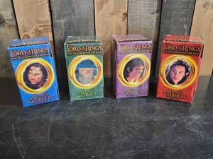 lot 103 image: Lord of the rings Glass Goblets still in the Box