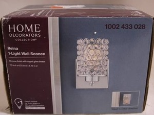 lot 4 image: Home Decorators Collection Reina 1-Light Wall Sconce