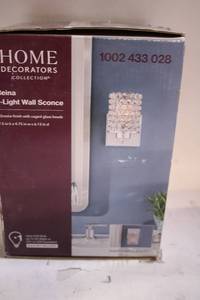 lot 17 image: Home Decorators Collection Kristina Light Wall Sconce