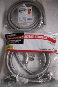 lot 37 image: Everbilt Steam Dryer Installation Kit & 12 ft Icemaker Water Connector