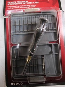 lot 45 image: Husky 18-Piece Precision Screwdriver Set with Case