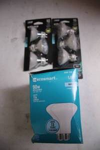 lot 69 image: Set of Ecosmart and Feit Electric LED Light Bulbs