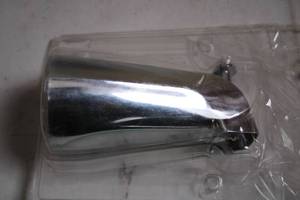 lot 79 image: Chrome Plated Exhaust Tip in Sealed Blister Pack