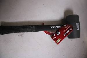 lot 130 image: Husky 24oz Rubber Mallet with Grip Handle