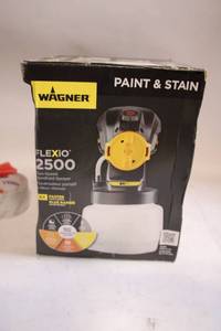lot 132 image: Wagner Flexio 2500 Two-Speed Paint & Stain Handheld Sprayer