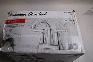 lot 150 image: American Standard Rumson 4 Bath Faucet in Chrome Finish