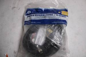 lot 172 image: GE 6-Foot 4-Wire Universal Dryer Power Cord