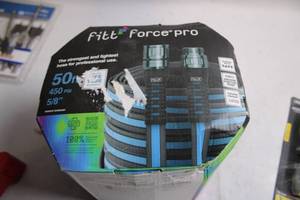 lot 185 image: Fitt Force Pro 50ft 58 Commercial Grade Garden Hose