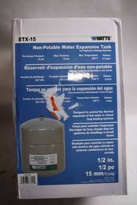 lot 193 image: Watts ETX-15 Non-Potable Water Expansion Tank for Hydronic Heating Systems