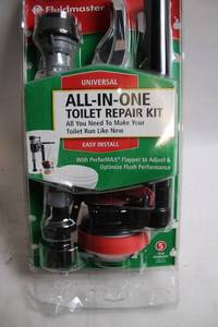lot 194 image: Fluidmaster Universal All-In-One Toilet Repair Kit