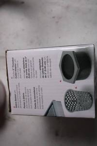 lot 198 image: 2-inch Threaded Outlet Adapter Kit with Basket