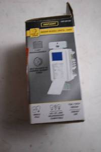 lot 200 image: Defiant Indoor In-Wall Digital Timer with 7-Day Programmable Feature