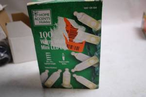 lot 223 image: Home Accents Holiday 100 Warm White Mini LED Lights