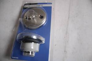 lot 241 image: EverBuilt Bath Trip Lever Stopper Remodel Kit in Brushed Nickel